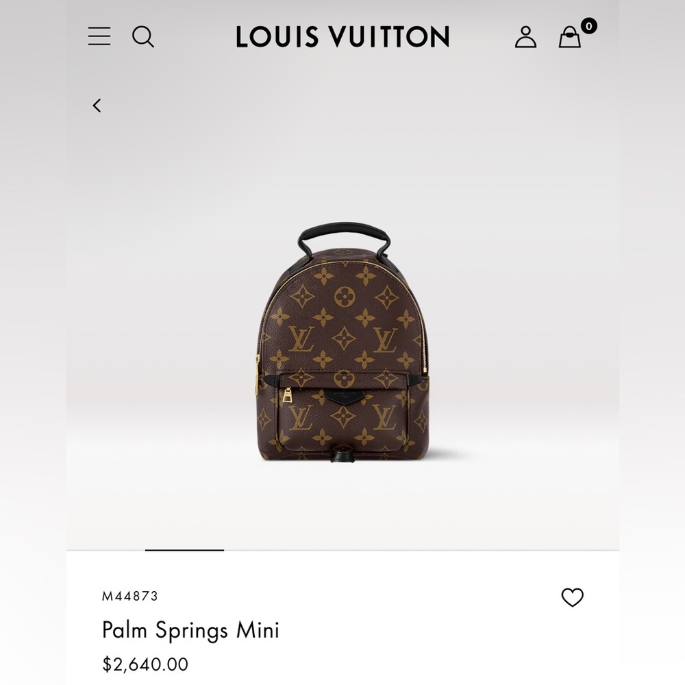 SOLD Louis Vuitton Palm Springs Mini Backpack - Picture 5 of 16